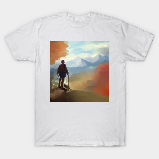 Oh what a View. T-Shirt by HappyRandomArt